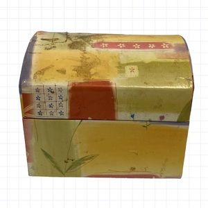 Retro Tricoastal Design Earthy Design File Box with Cards!